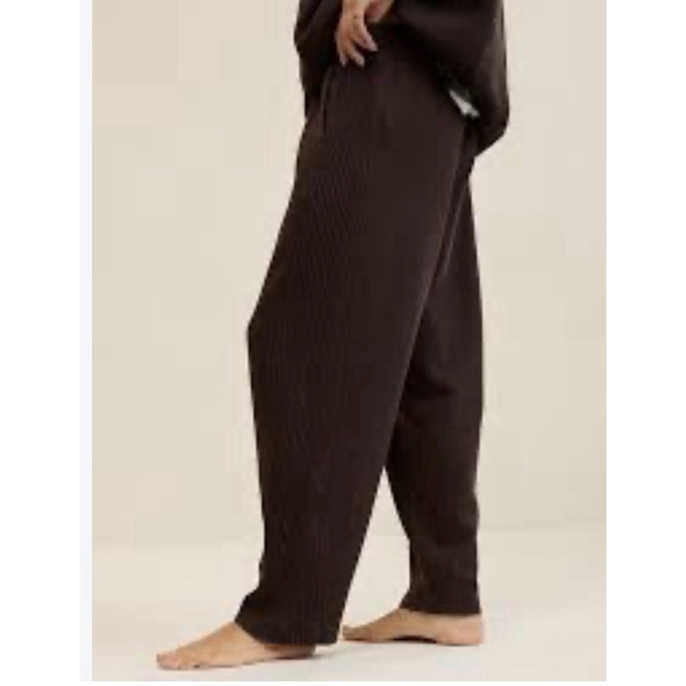 Aerie Oh Snap! Barrel Sweatpants Women Size XL Oversized Brown Loungewear NWT